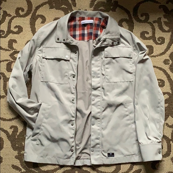 NWOT Tan Trucker Style Jacket - Picture 1 of 6